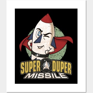 Super Duper Heroic American Winking Missile Posters and Art